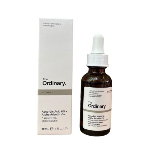 سرم ویتامین C ۸٪ + آلفا آربوتین ۲٪ – The Ordinary Ascorbic Acid 8% + Alpha Arbutin 2%