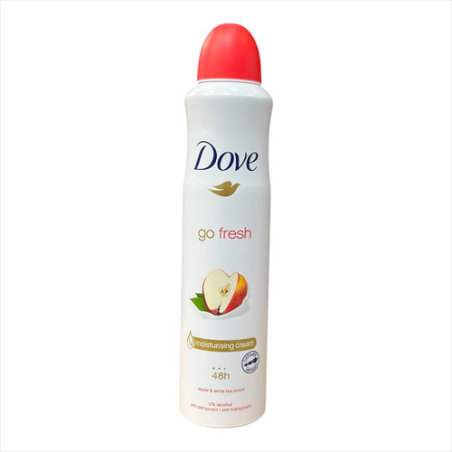 اسپری ضد تعریق داو (Dove) مدل Go Fresh - Apple & White Tea Scent اصلuk حجم 250 میل اورجینال