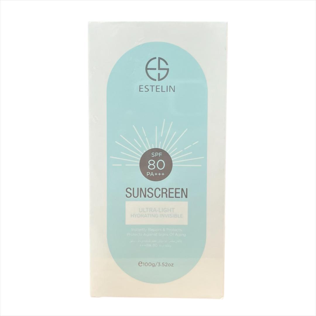 ضد آفتاب آبرسان، ضدآب و فاقد چربی SPF 80 استیلن ۱۰۰ گرمی