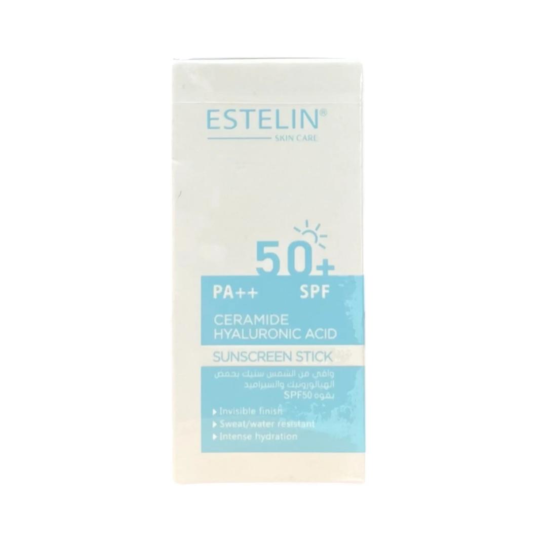 استیک ضدآفتاب استلین (ESTELIN) با هیالورونیک اسید و سرامید SPF50