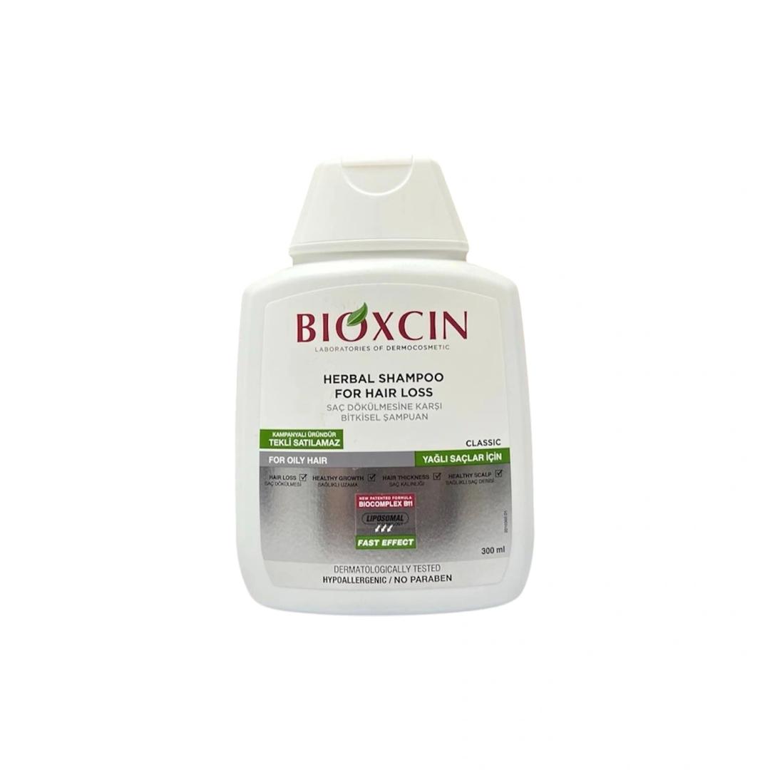 شامپو ضدریزش گیاهی Bioxcin Classic مخصوص موهای چرب – 300 میلی‌لیتر