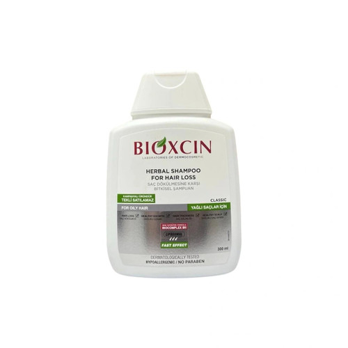شامپو ضدریزش گیاهی Bioxcin Classic مخصوص موهای چرب – 300 میلیلیتر