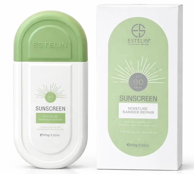 کرم ضد آفتاب ESTELIN سبز مدل Moisture Barrier Repair