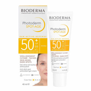 ضد افتاب ضد لک بایودرما فتودرم اسپات ایج SPF 50+ حجم 40 میلی لیتر