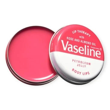 بالم لب وازلین VASELINE صورتی مدل گل رز حجم 20 میلی لیتر با ضمانت اصلی